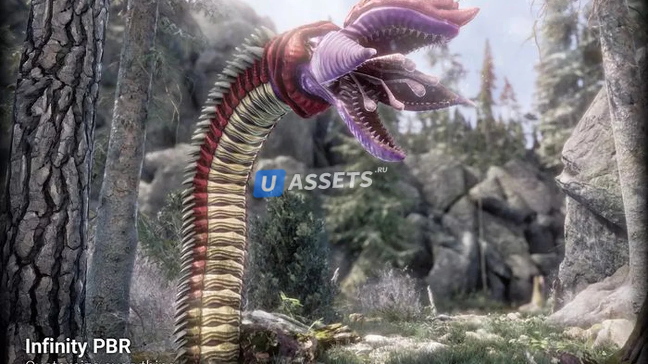 Giant Worm Pack PBR