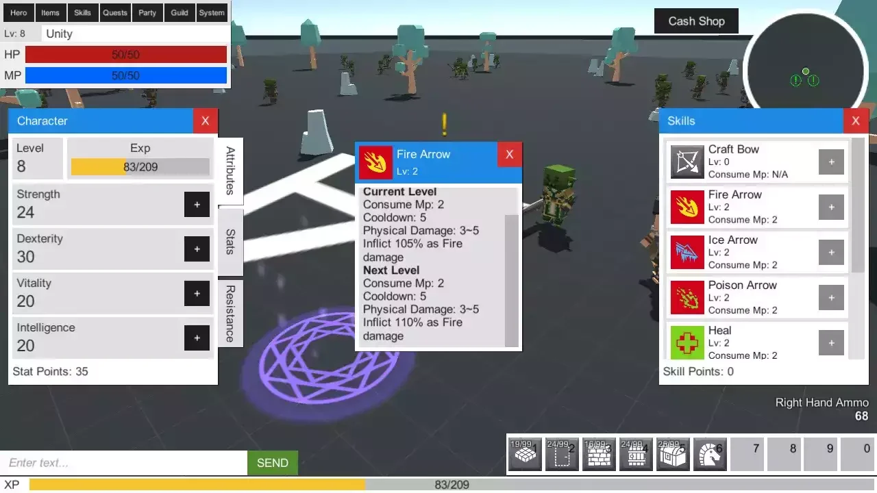 MMORPG KIT 2D 3D Survival