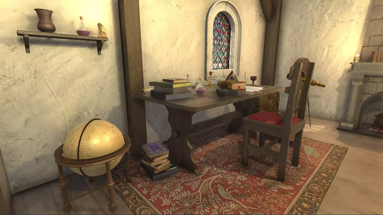 Alchemy laboratory