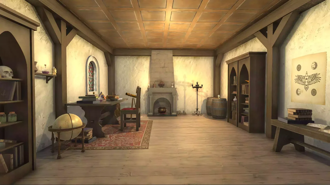 Alchemy laboratory