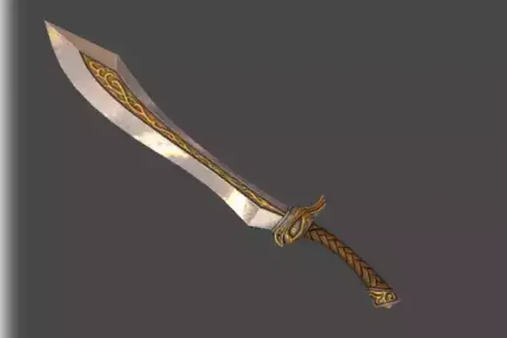 Golden Noble Fantasy Blade