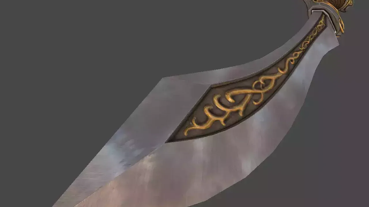 Golden Noble Fantasy Blade