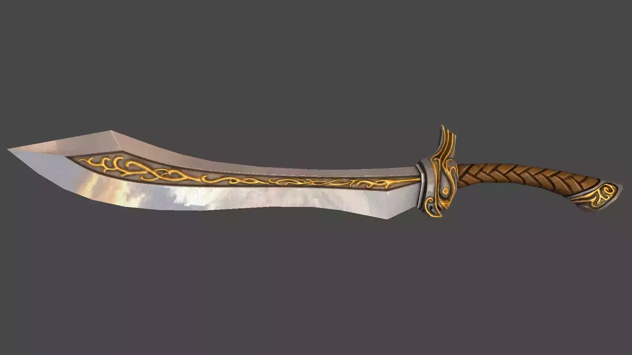 Golden Noble Fantasy Blade