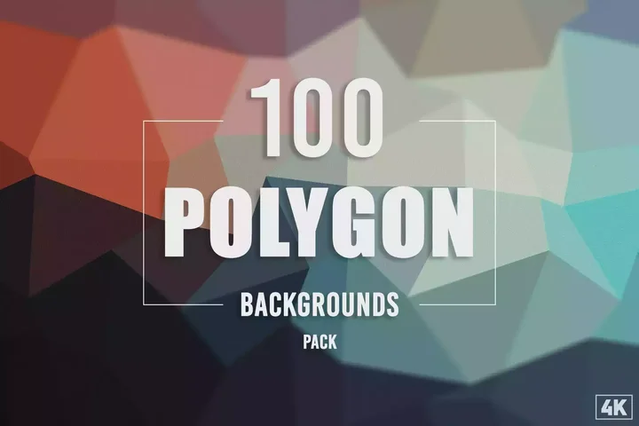 100 Polygon Backgrounds