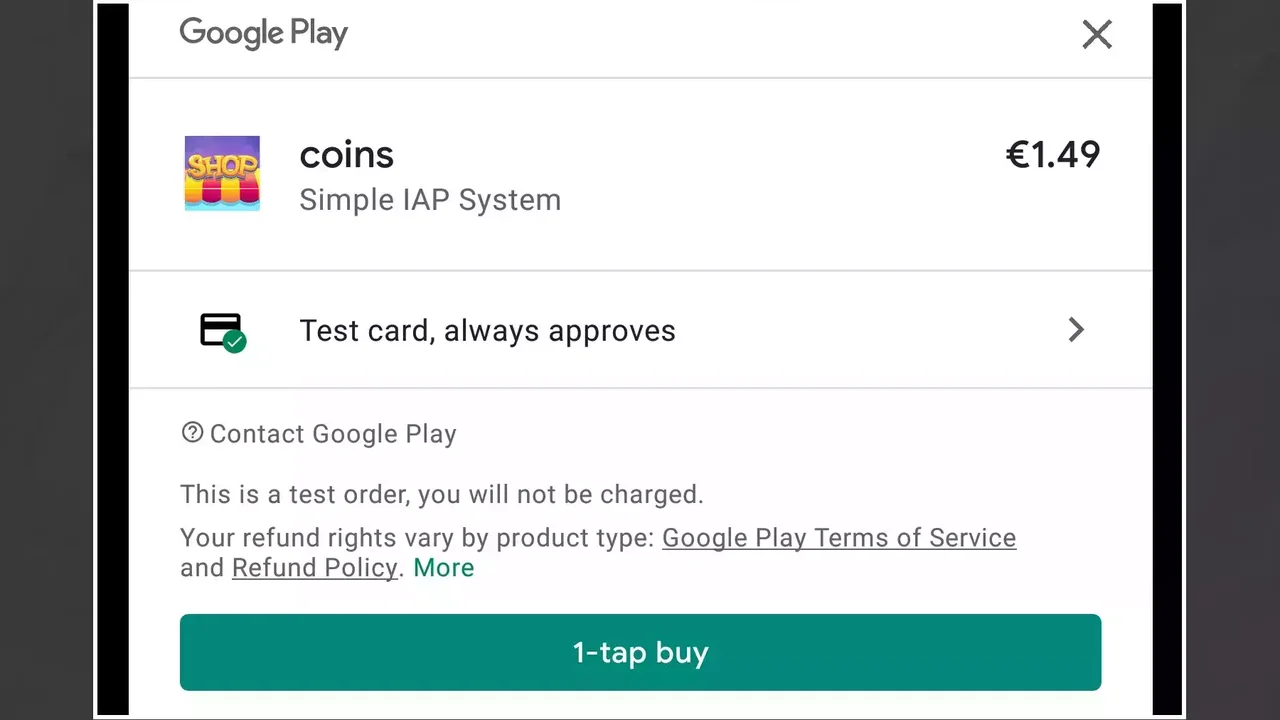 Simple IAP System