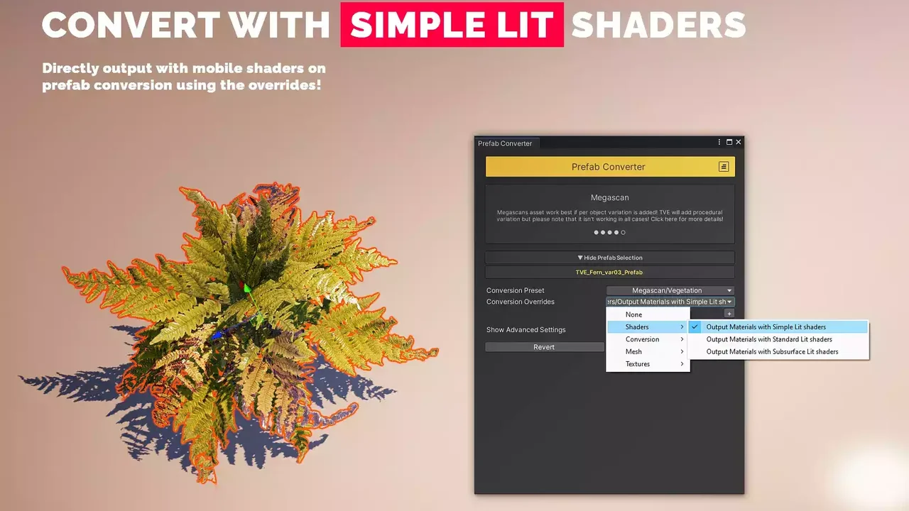 The Vegetation Engine | Mobile Shaders Module