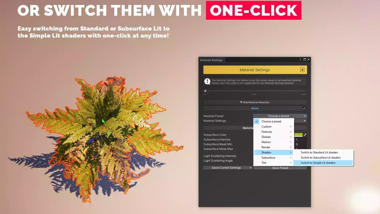 The Vegetation Engine | Mobile Shaders Module