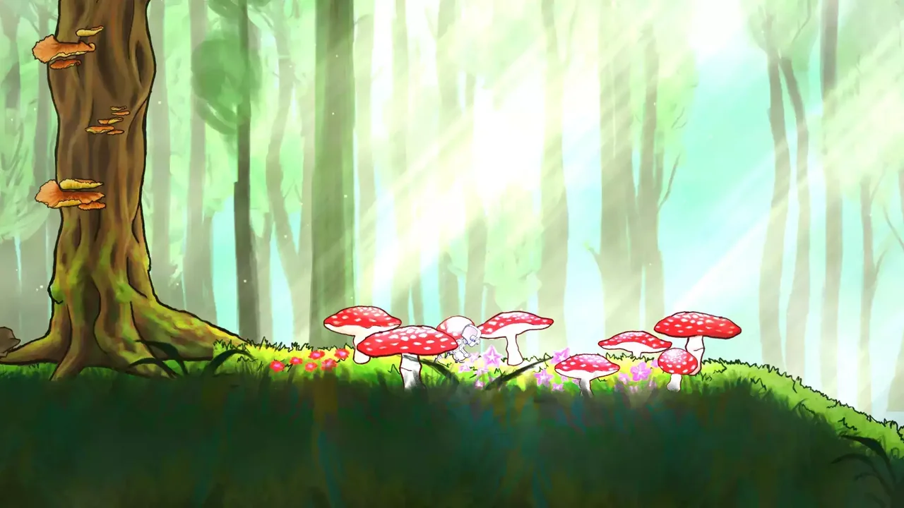 2D Magical Forest 4K Art Pack. Hand Drawn, Pastel Style!