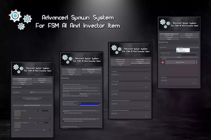Advanced Spawn System For FSM AI And Invector Item