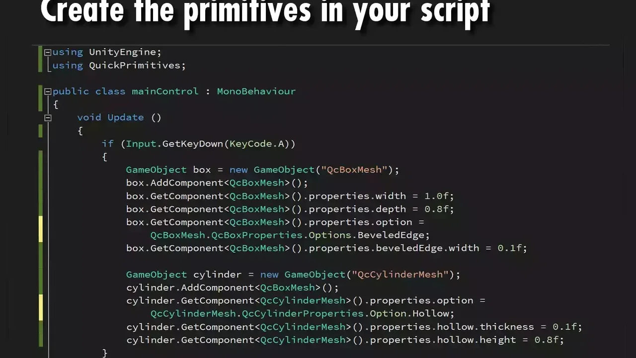Quick Primitives
