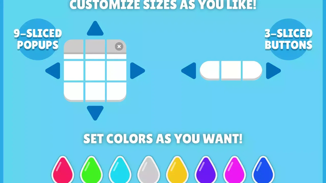 Mega Hyper Casual GUI Pack