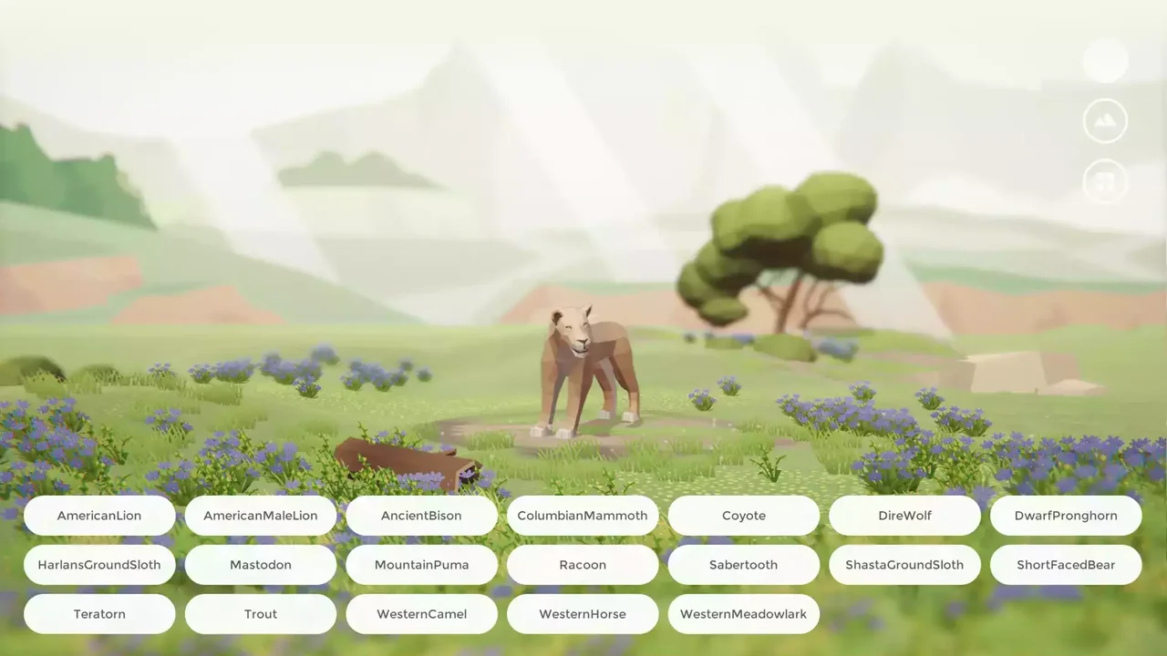Low Poly Animated Prehistoric Animals