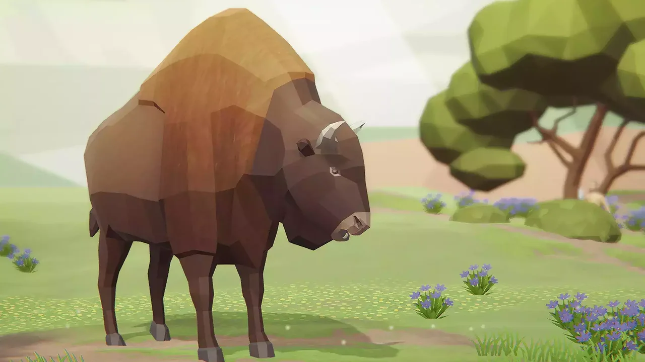 Low Poly Animated Prehistoric Animals