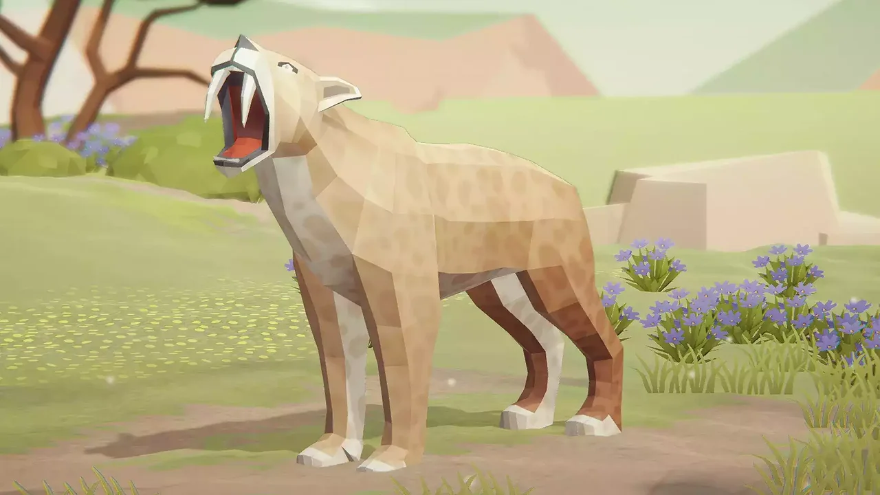 Low Poly Animated Prehistoric Animals