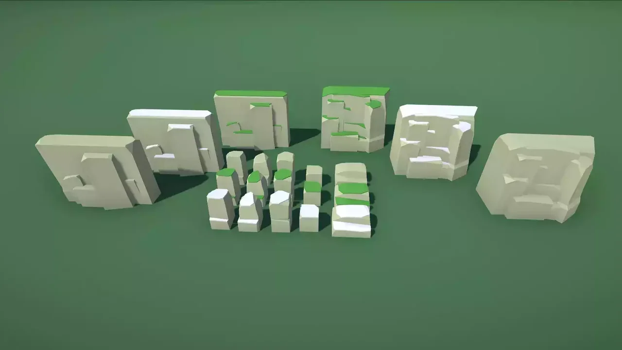 Rocks Pack - Low Poly Nature