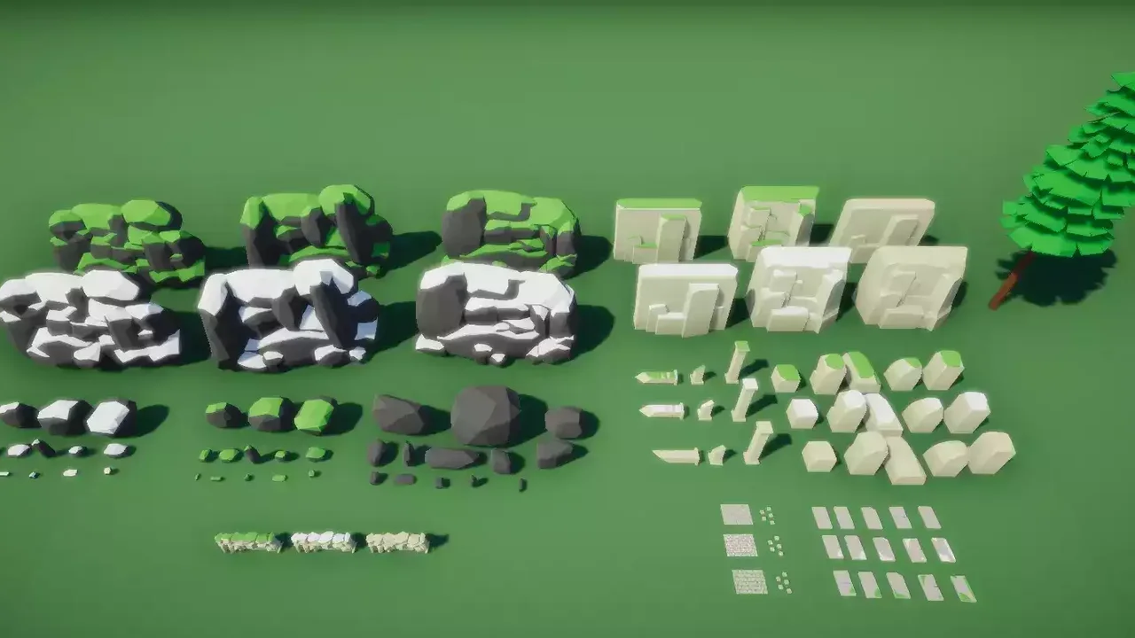 Rocks Pack - Low Poly Nature
