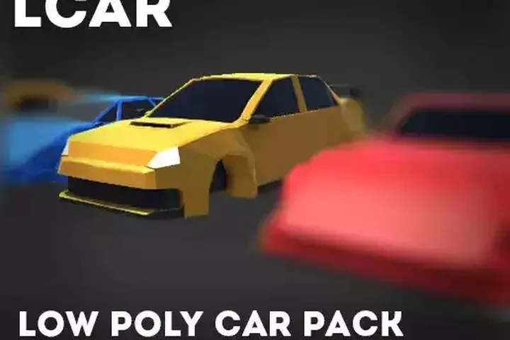 LCar - (Low poly car pack + Bonus)