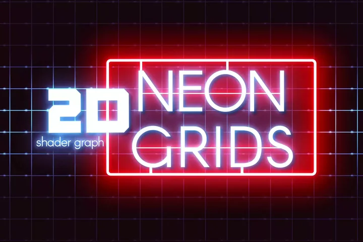 2D Neon Grids