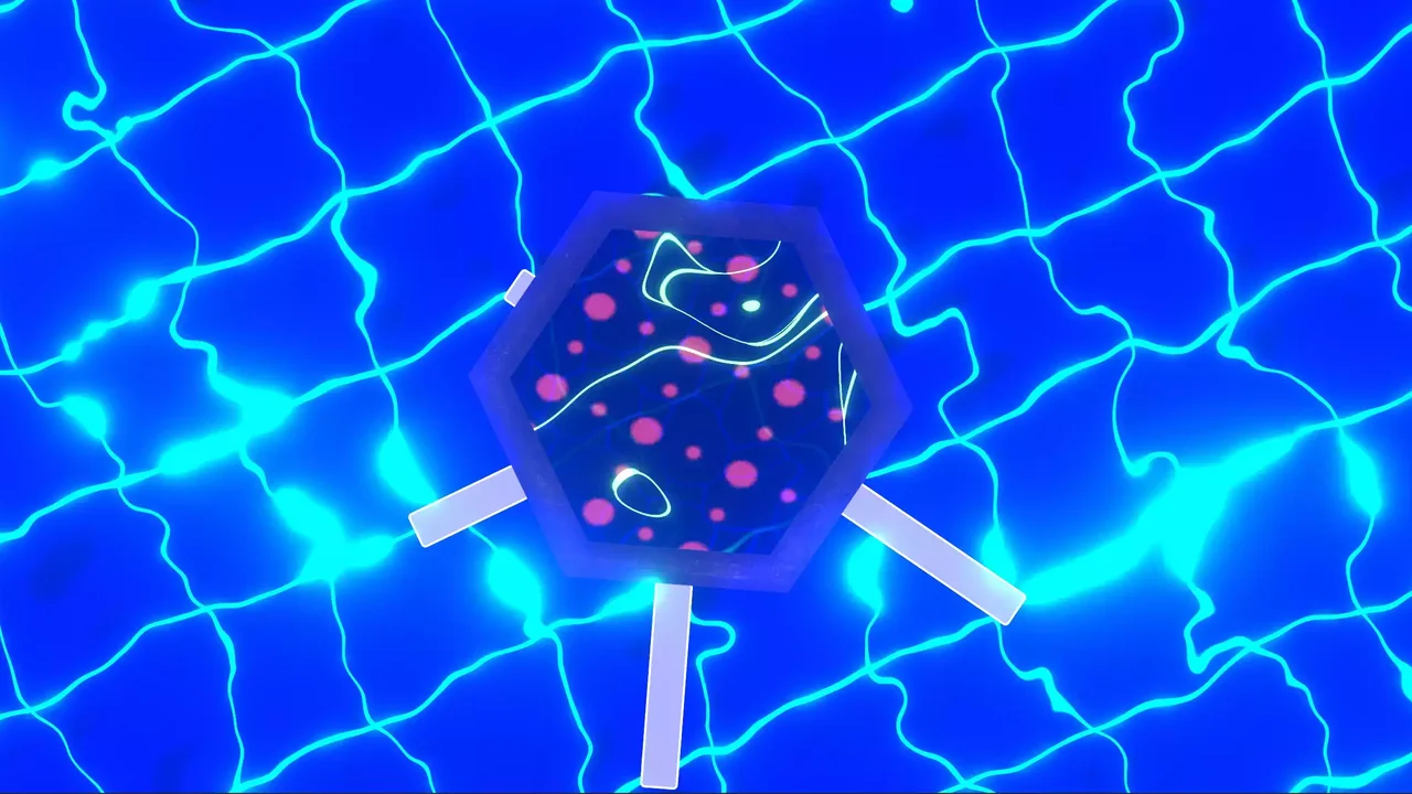 2D Neon Grids