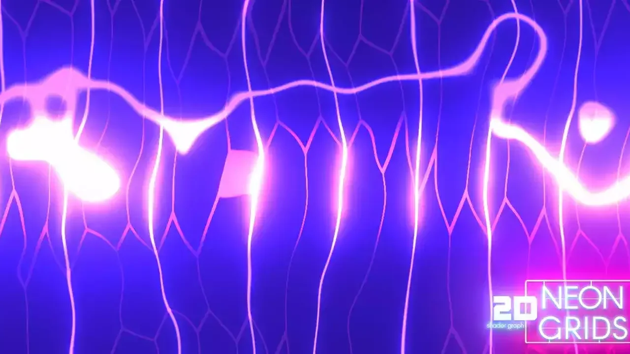 2D Neon Grids