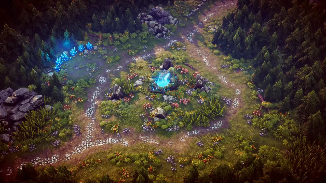 Top Down - Fantasy Forest (HDRP)