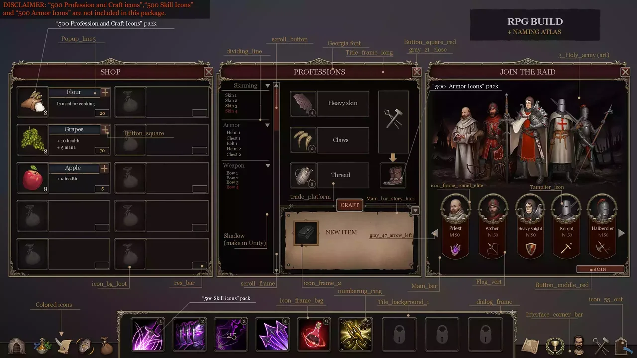 Medieval Kingdom UI