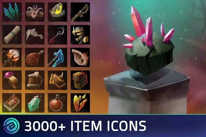 3000+ RPG Item Icons