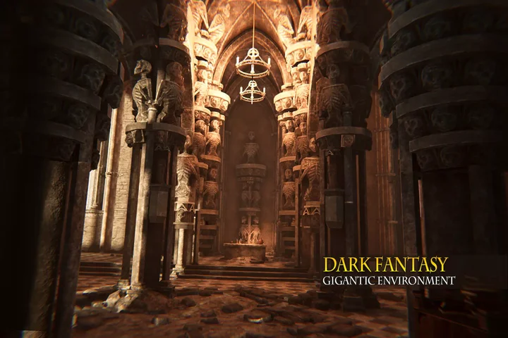 Dark Fantasy Gigantic Environment