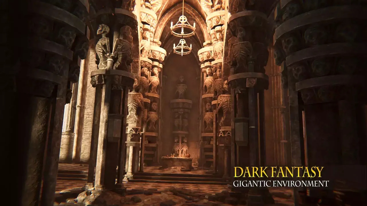 Dark Fantasy Gigantic Environment
