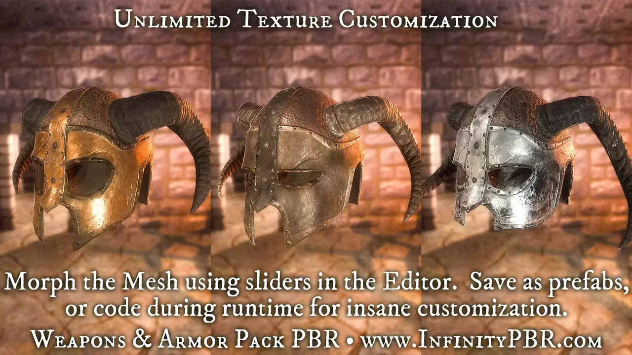 Weapons & Armor PBR Pack #1 - Fantasy RPG