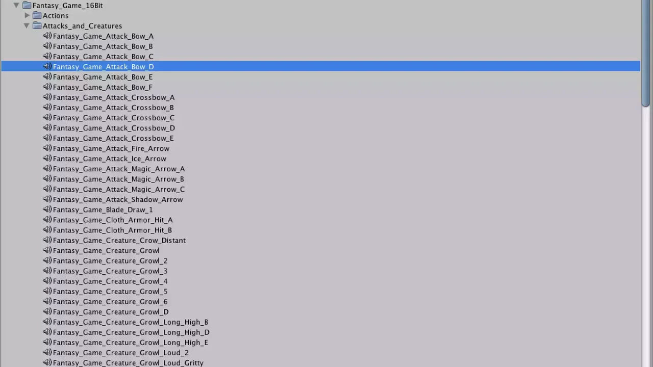 Fantasy Game Sound Effects