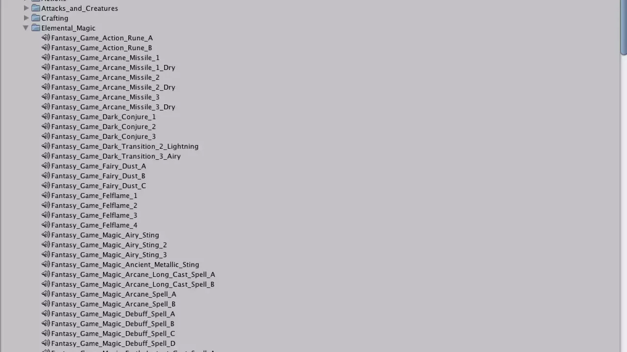 Fantasy Game Sound Effects
