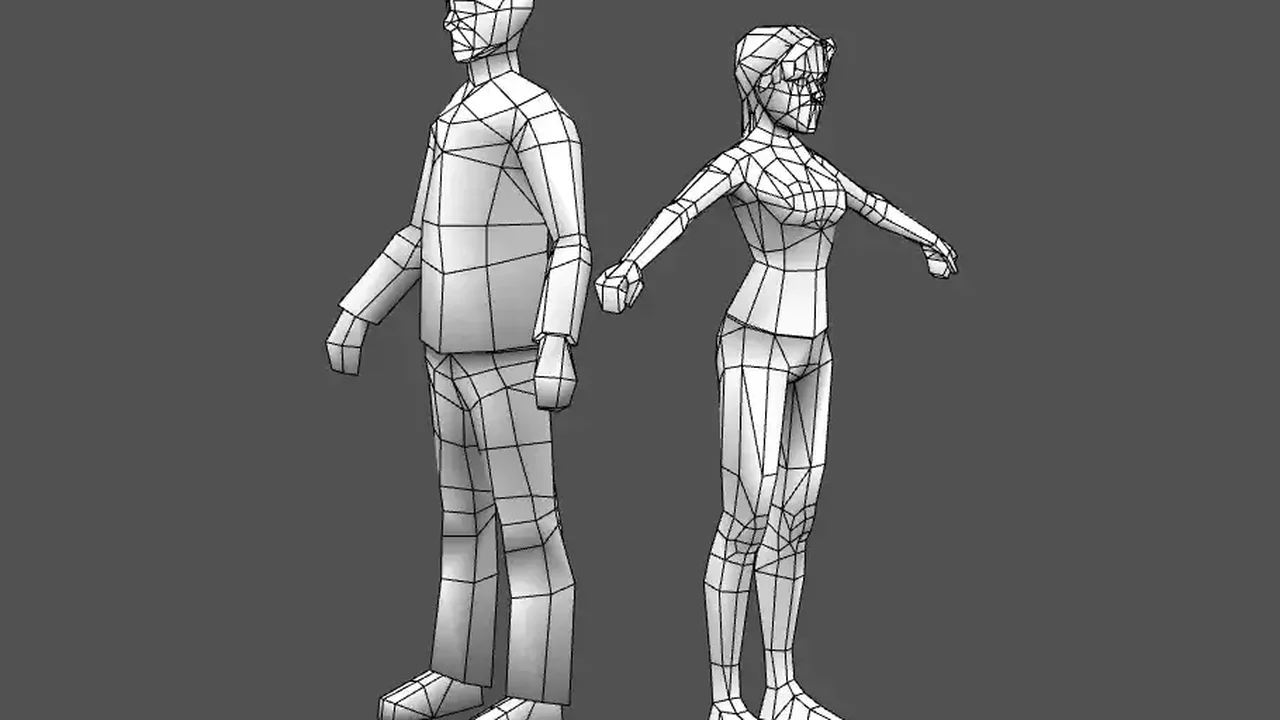 Low Poly Civilian Character Pack