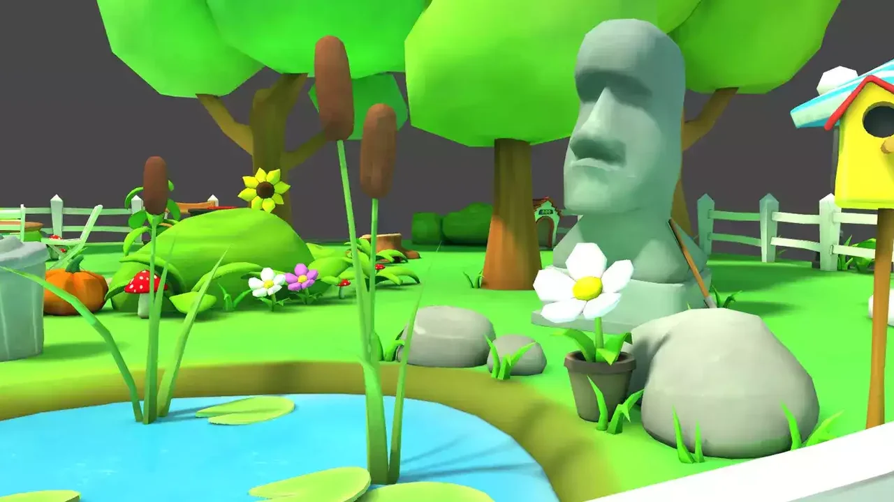 Cartoon Garden