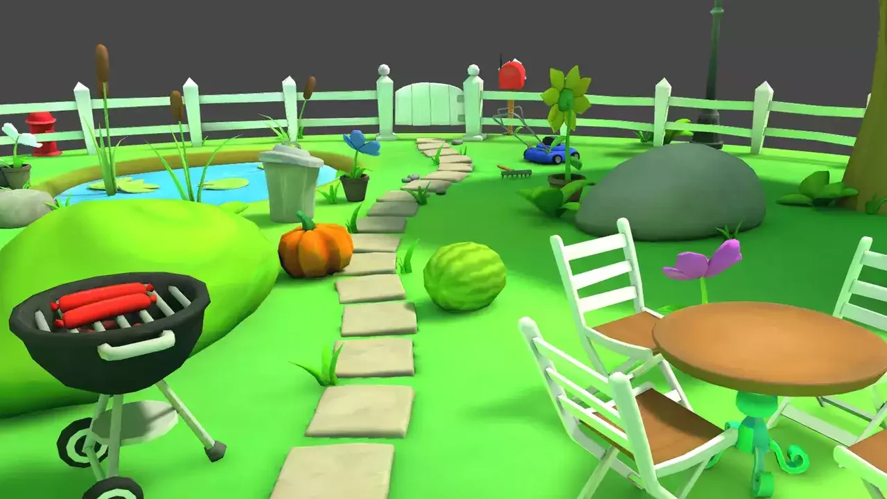 Cartoon Garden