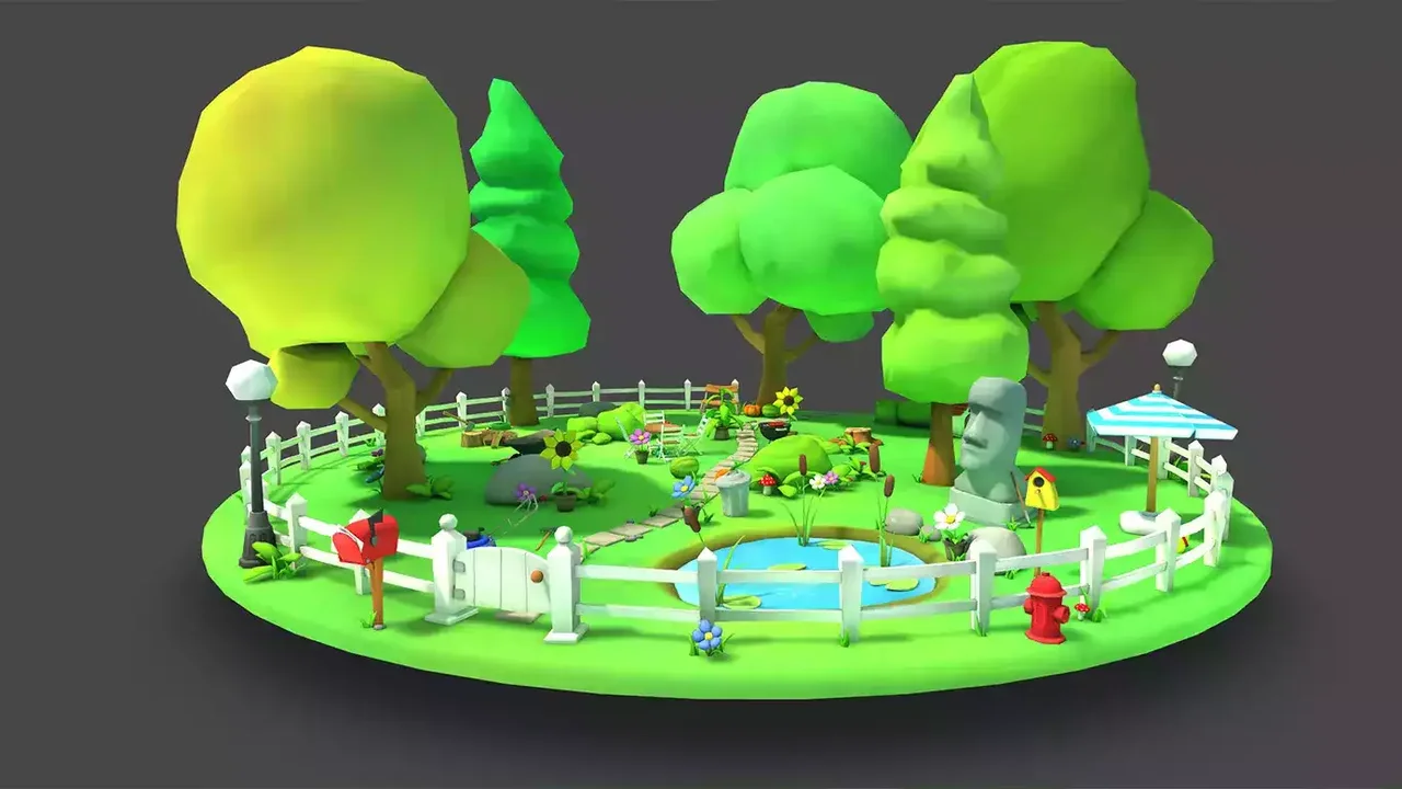 Cartoon Garden