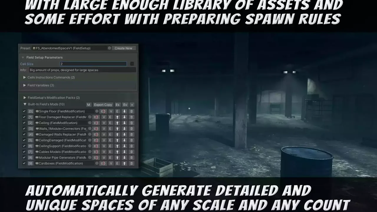 Procedural Generation Grid (Beta)