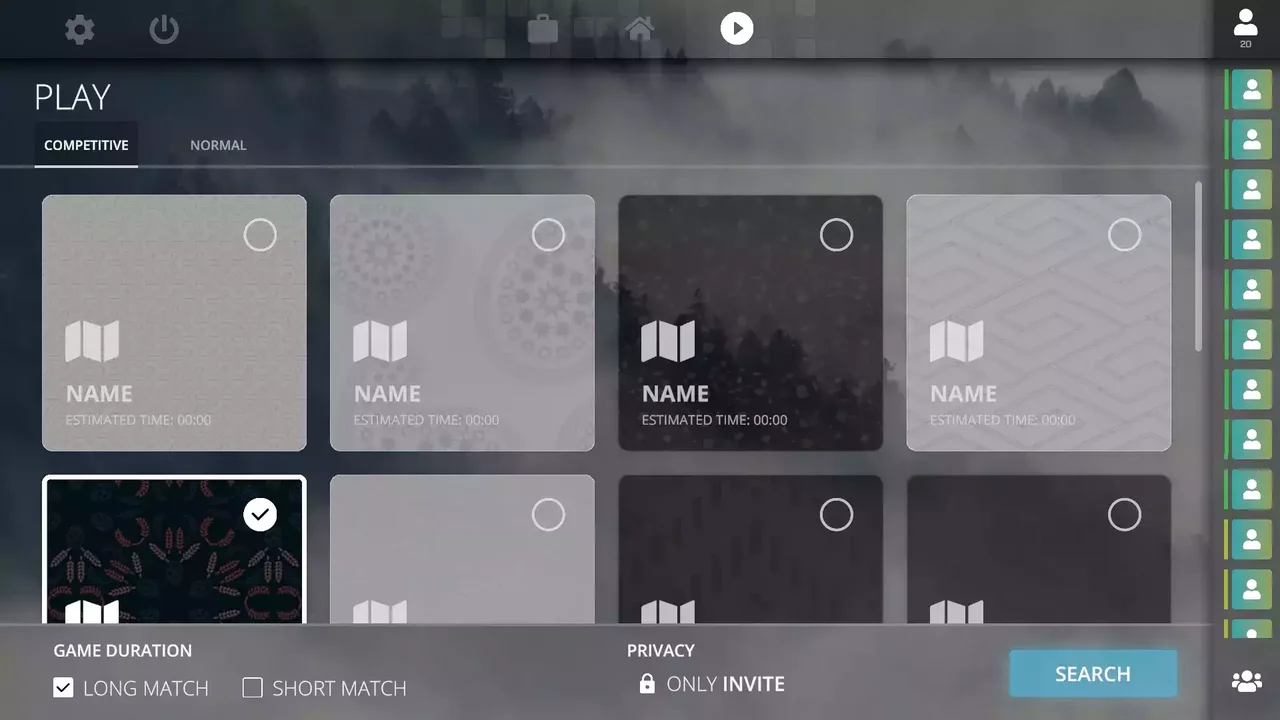 Refine UI - Game menu