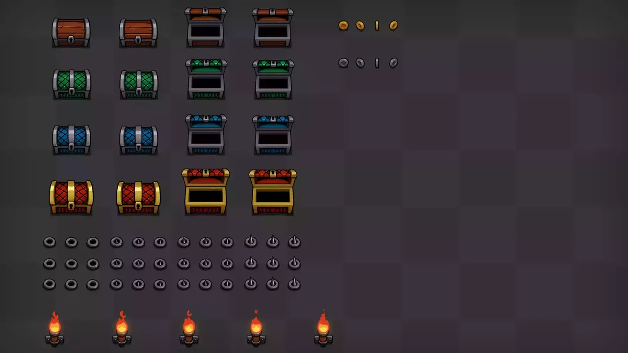 2D Dungeon Tileset