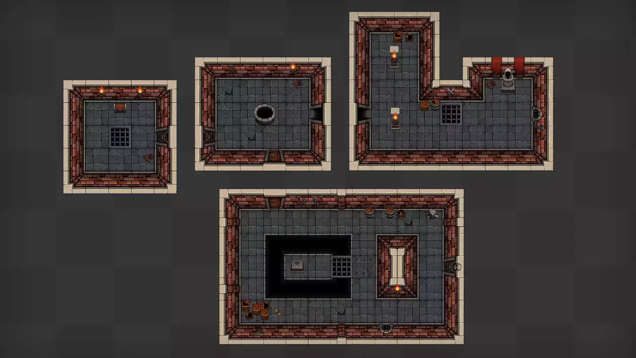 2D Dungeon Tileset