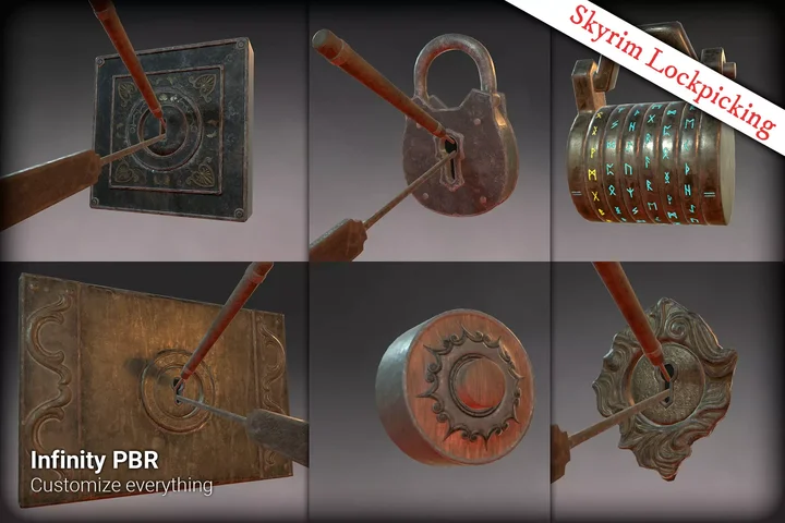 Lock-picking – Key locks, Padlocks, and Ciphers