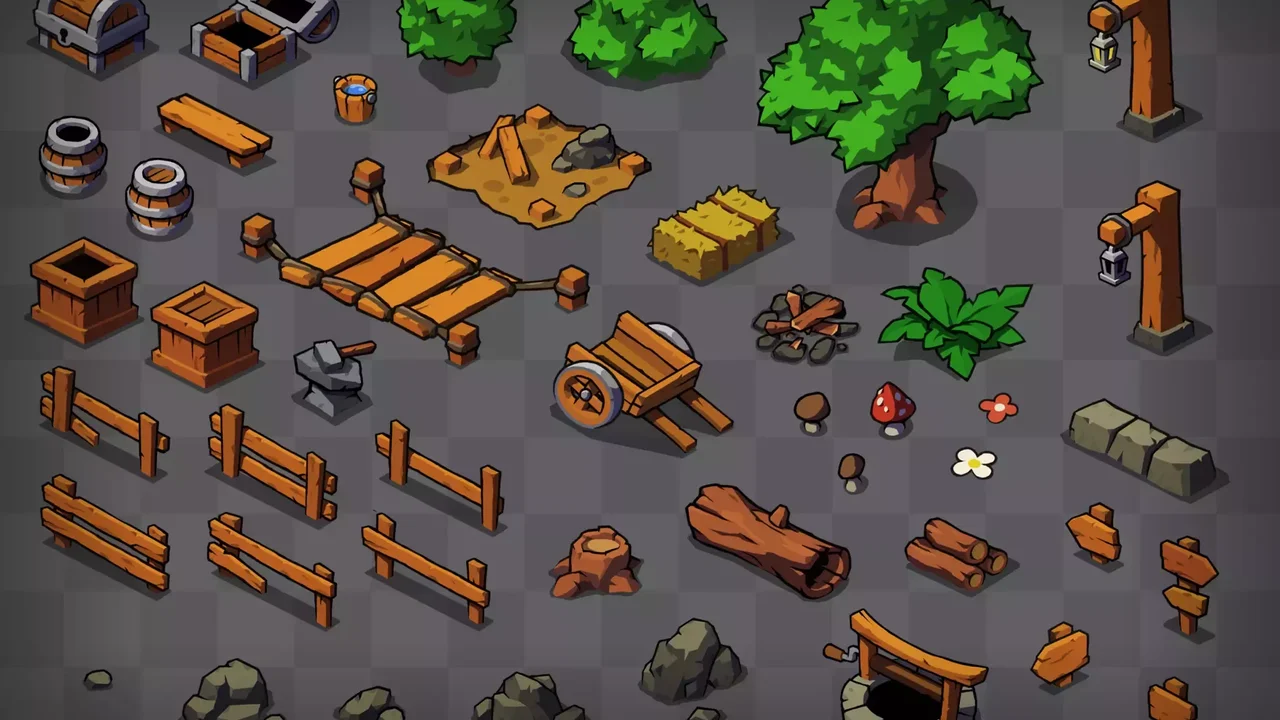 2D Isometric Village