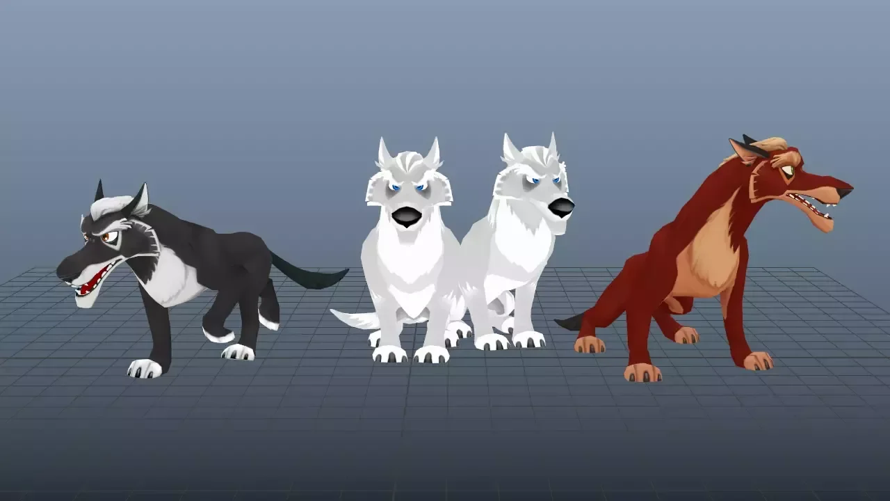 Wolves animated pack