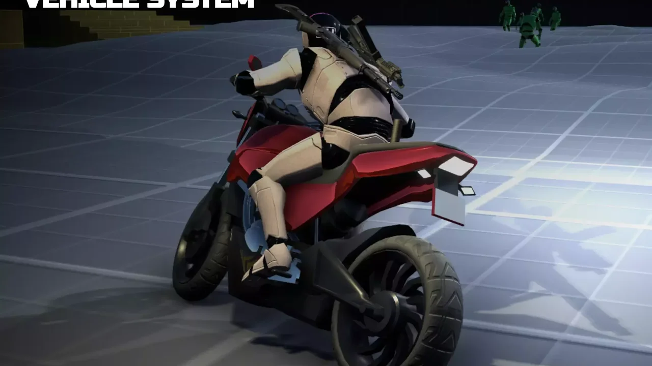 JU TPS 3 - Third Person Shooter GameKit + Vehicle Physics