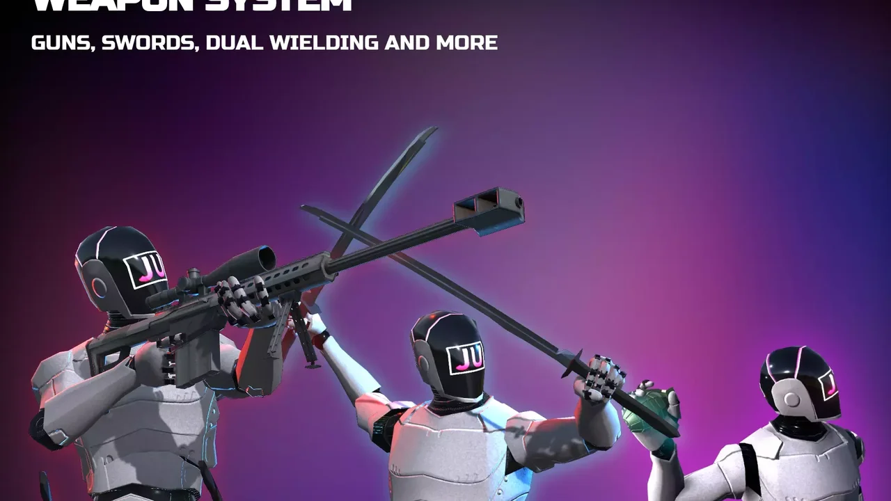 JU TPS 3 - Third Person Shooter GameKit + Vehicle Physics