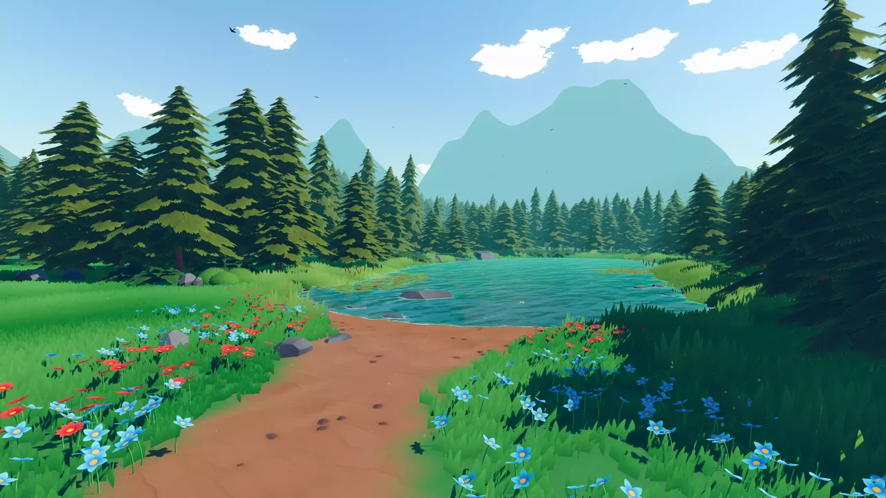 Idyllic Woodlands - Stylized Fantasy RPG Environment