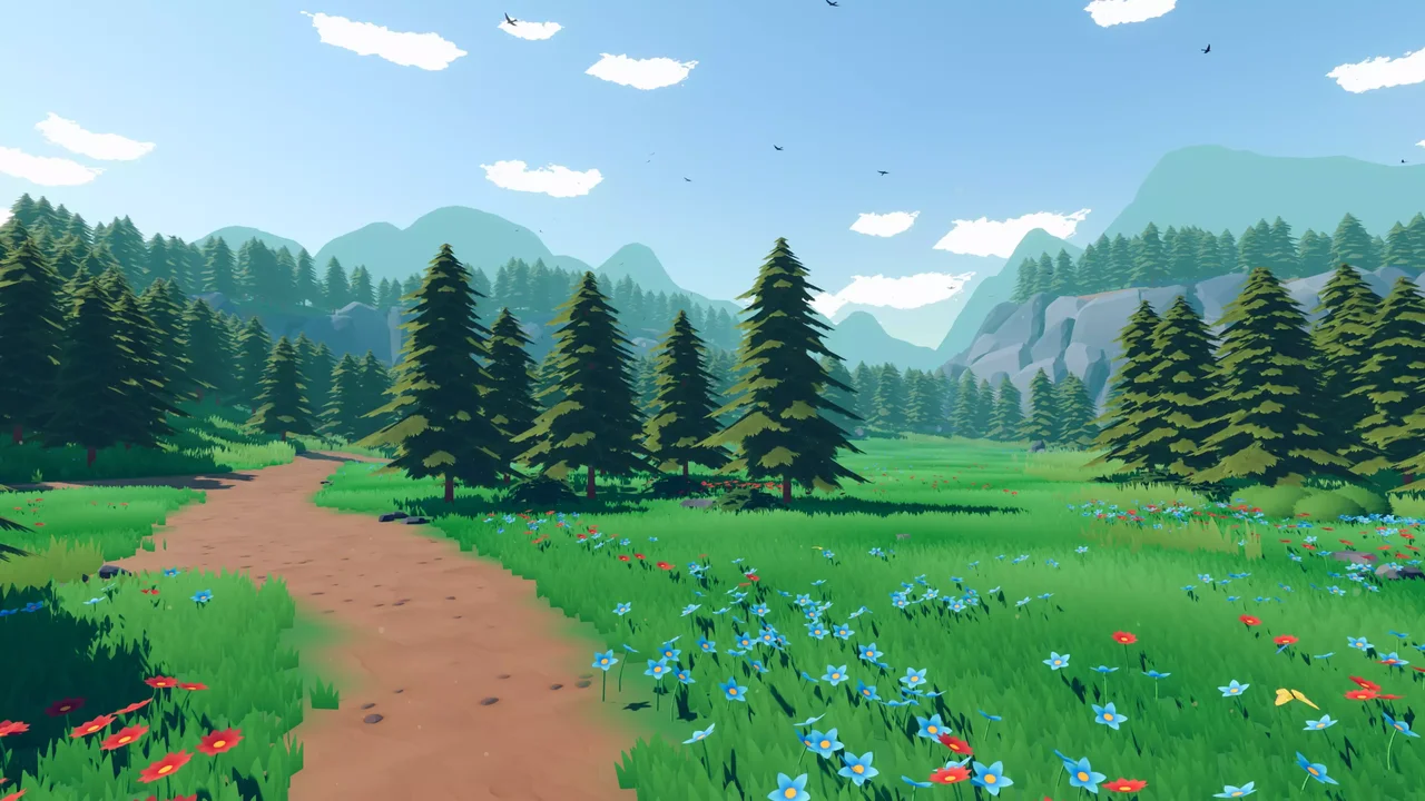 Idyllic Woodlands - Stylized Fantasy RPG Environment
