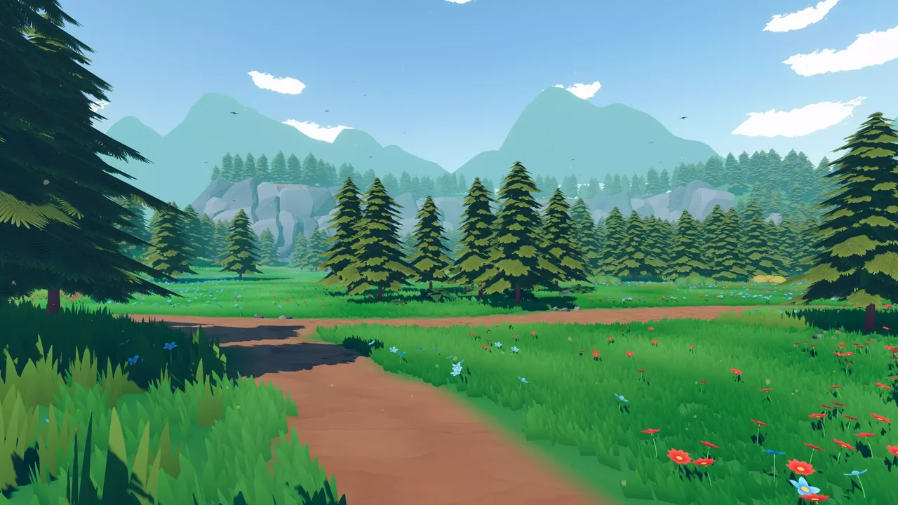 Idyllic Woodlands - Stylized Fantasy RPG Environment