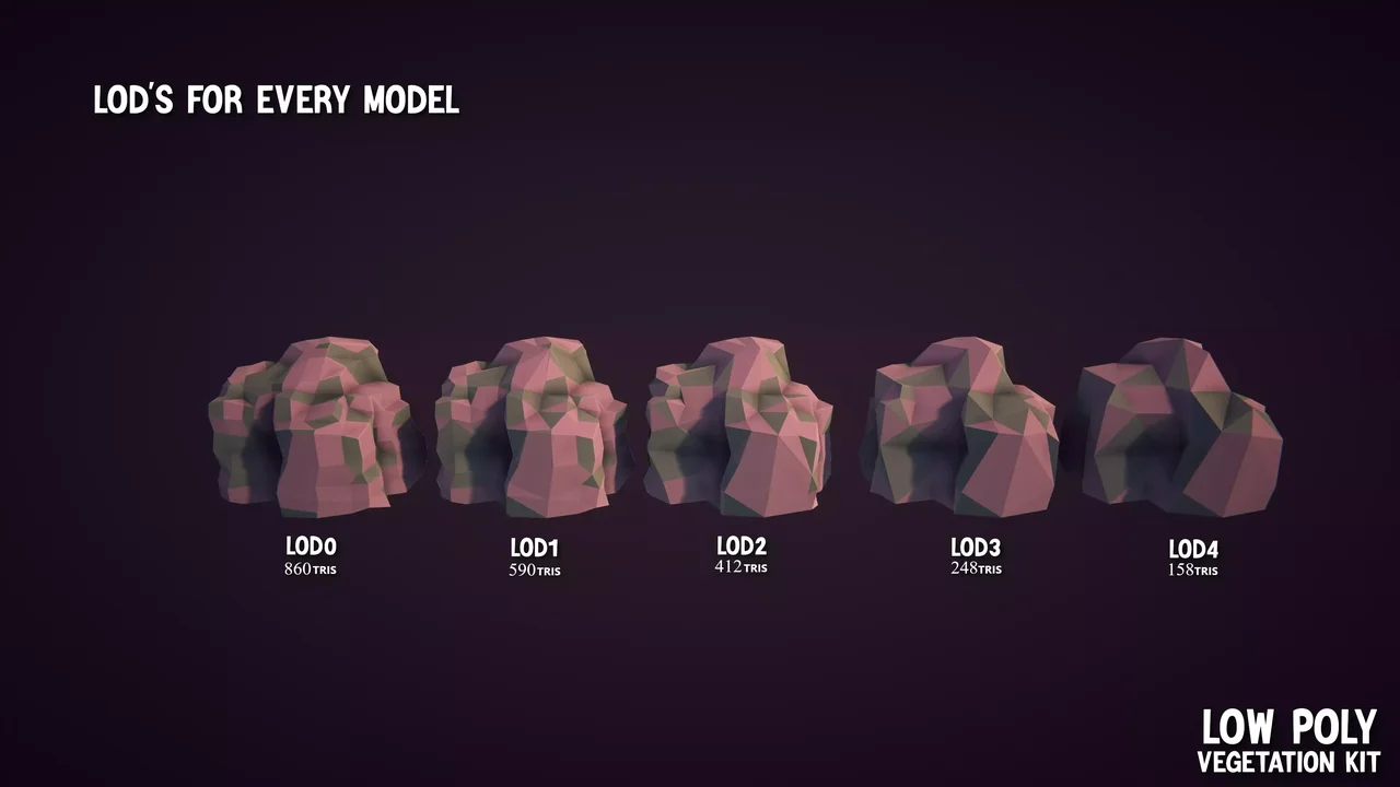 Low Poly Vegetation Kit