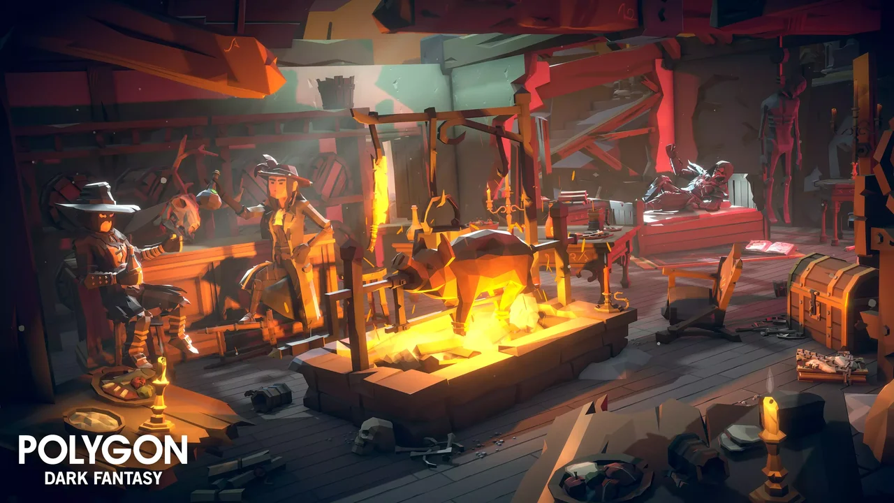 POLYGON - Dark Fantasy - Low Poly 3D Art by Synty